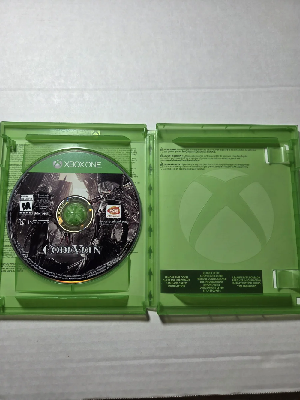 Code Vein Game - Green Case